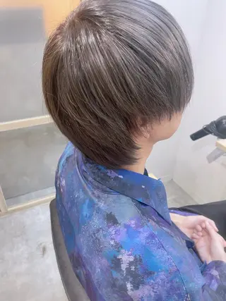 ミディアム カラー メンズ EMANON新宿南口所属・🦄中性ウルフ ☁️Shiori🦄のヘアスタイル