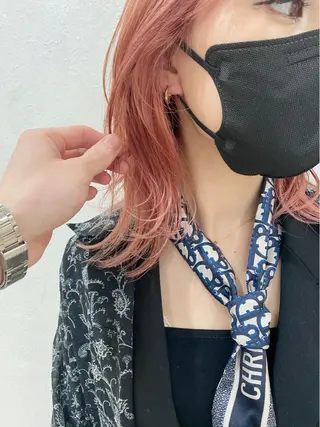 セミロング カラー 🌿縮毛矯正/ 髪質改善🌿コバヤシのヘアスタイル