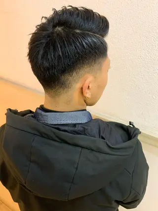 ショート メンズ HIROGINZAプレミアムバーバー赤坂店所属・田中 千恩のヘアスタイル