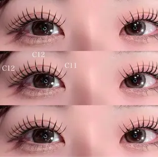 マツエク・マツパ ゆり❤️愛.ラッシュ AURAのマツエク・マツパデザイン