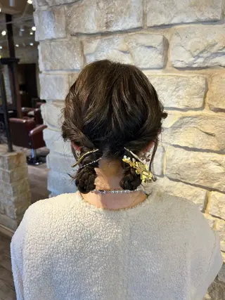 ヘアアレンジ Mei /オリーブ カラー/アレンジのヘアスタイル