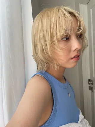 ショート 暖色カラー/似合わせ カット/名古屋/辻のヘアスタイル