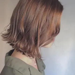 ミディアム 縮毛矯正・暗髪 ・ショート 橋本🐶のヘアスタイル