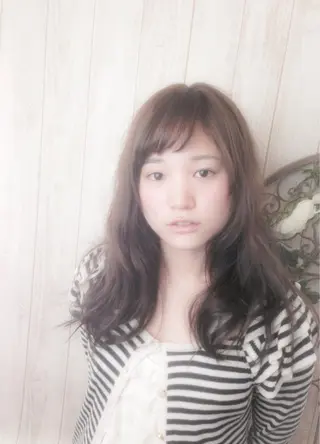 セミロング Campus キャンパスのヘアスタイル