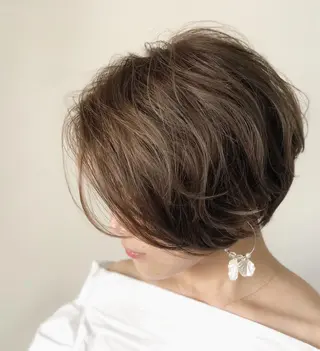 ショート カラー ヘアアレンジ キッズ カラー特化サロン Eir心斎橋のヘアスタイル