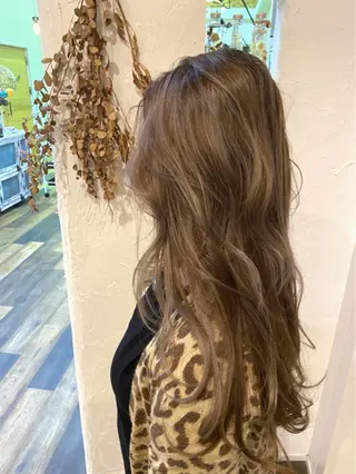 ロング カラー 美容室 ソンリエのヘアスタイル