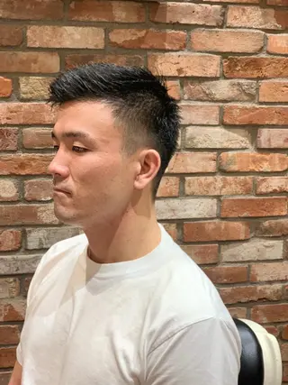 ショート HIROGINZAプレミアムバーバー赤坂店所属・田中 千恩のヘアスタイル