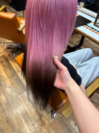 カラー デザイン/ブリーチ ♡MIYUU♡のヘアスタイル