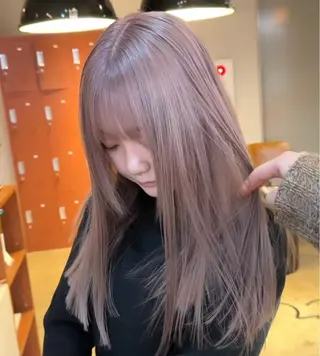 ロング カラー ブリーチ矯正/ ブリーチ特化mikaのヘアスタイル