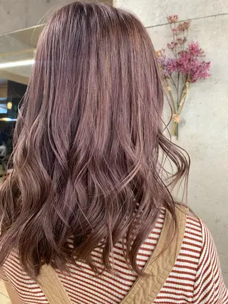 ロング カラー にった みずきのヘアスタイル