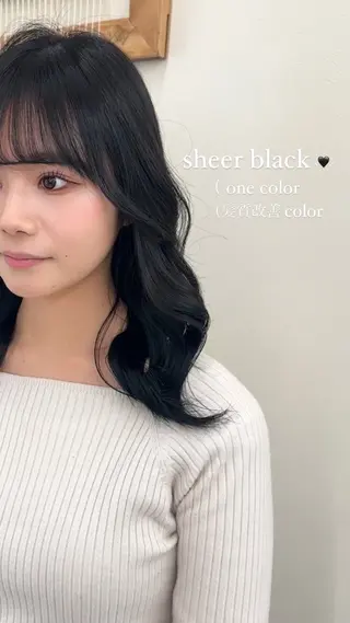 ミディアム カラー カラー特化/髪質 改善/つのーか🩶‪のヘアスタイル