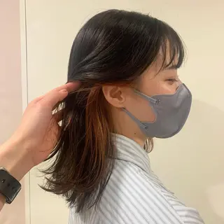カラー 田中 鈴乃のヘアスタイル