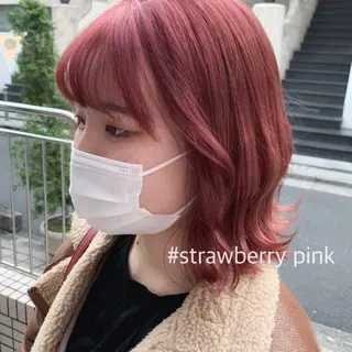 ミディアム カラー ヘアアレンジ 🍒暖色✖️レイヤー ／Haruna🍒のヘアスタイル