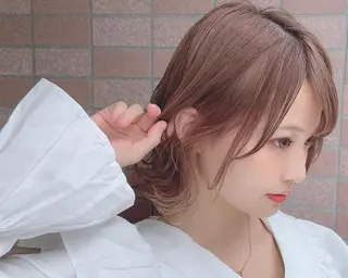 ロング カラー パーマ 公式 Ease by amble luxeのヘアスタイル