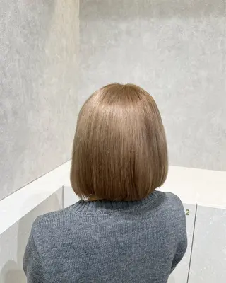 ミディアム カラー 韓国ヘア🇰🇷透明 感カラー/yui💞のヘアスタイル