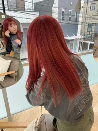 ロング カラー 🌻名古屋🌻 🫧ハイトーン🫧のヘアスタイル