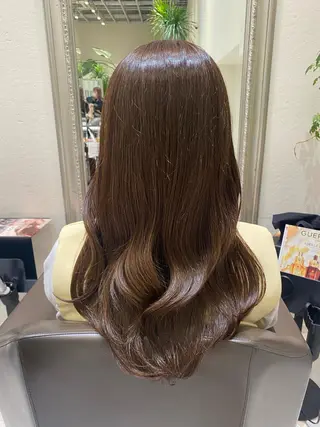 セミロング カラー Matie所属・🌈似合わせカラー 🌈もりななこ🧡のヘアスタイル