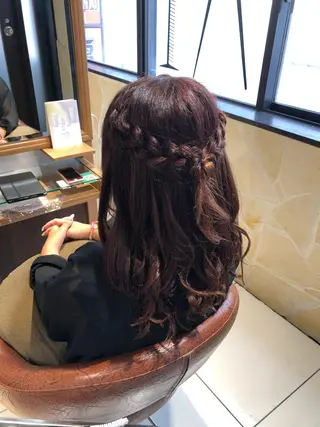 ロング ヘアアレンジ 【ディレクター 🧸🤍田澤 唯那】のヘアスタイル