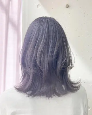 セミロング カラー ミルミー美容室所属・🦄💒💓齎藤 七海子🦄💒💓のマツエク・マツパデザイン