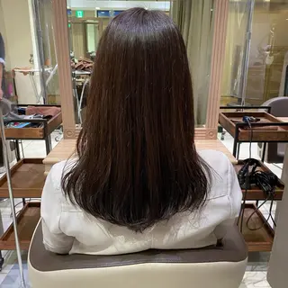 ロング カラー 飯田 みづきのヘアスタイル