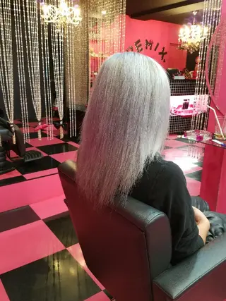 カラー セミロング REMIX　by　  Love　hairのヘアスタイル