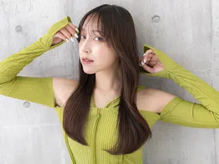 ロング 井田 勇馬のヘアスタイル