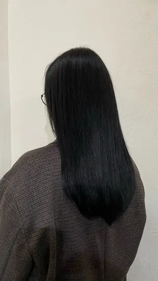 ロング カラー 坂本 菜摘のヘアスタイル