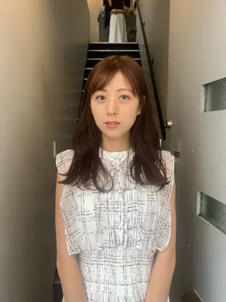 カラー the hinc所属・miyu /大阪 /レイヤーカットのヘアスタイル