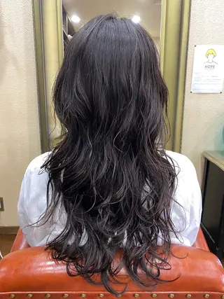 ロング パーマ titian　田中 美名のヘアスタイル