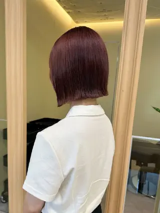 ショート 🌈扱いやすいボブ× ブリーチ🌈TAMEのヘアスタイル