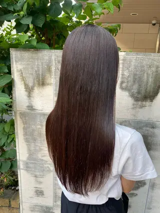 ロング パーマ 染谷 れなのヘアスタイル