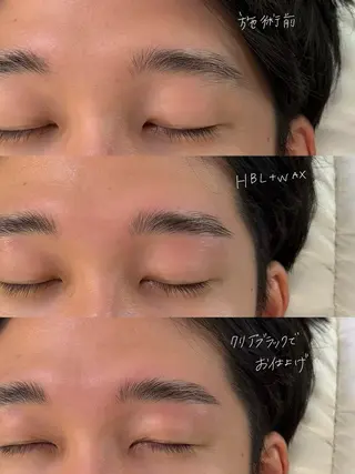 メンズ アイブロウ GO TODAY SHAiRE SALON Vellmie店所属・吉祥寺kasumi 🌛eye/browのマツエク・マツパデザイン