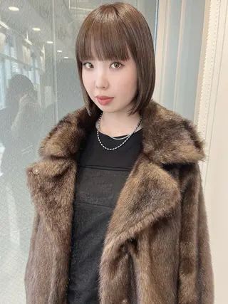 ショート ウルフカット／吉村 桃子のヘアスタイル