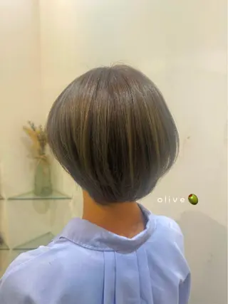 カラー 透明感カラー🧁🩰 🫧仲松良菜🎀のヘアスタイル