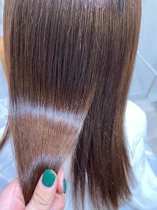 セミロング ボブパーマ/ボブ/ 咲良のヘアスタイル