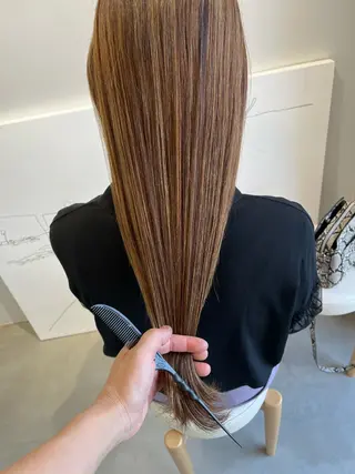 ロング カラー 難波/白髪ぼかし/ KAORIのヘアスタイル