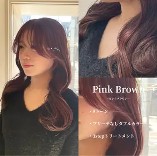 セミロング カラー 大村 真咲のヘアスタイル