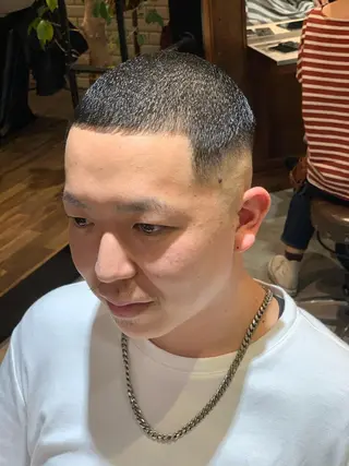 ショート メンズ BINGO HAIR WORKS 【ビンゴヘアワークス】所属・🎱メンズフェード 特化HYOGA🎱のヘアスタイル