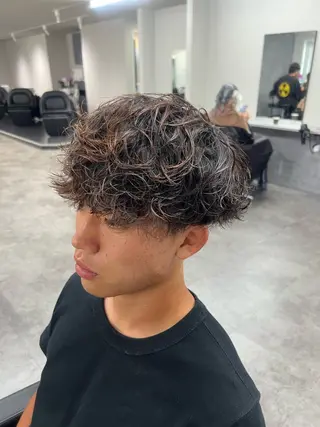 パーマ メンズ 立川/過去1の毛流れ パーマ/しゅーとのヘアスタイル