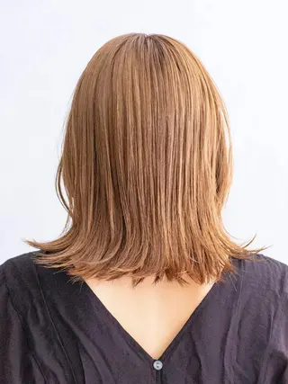 ミディアム カラー 大人レイヤー& 透明感カラー💄のヘアスタイル