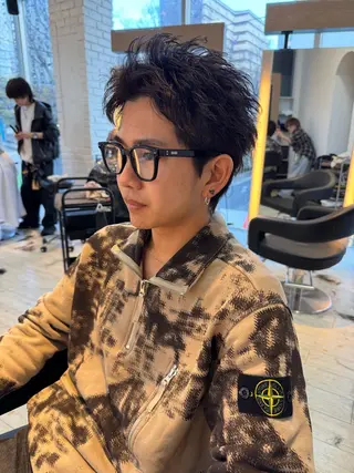 メンズ 縮毛矯正/カット/ 韓国ヘア/蛯原🍤のヘアスタイル