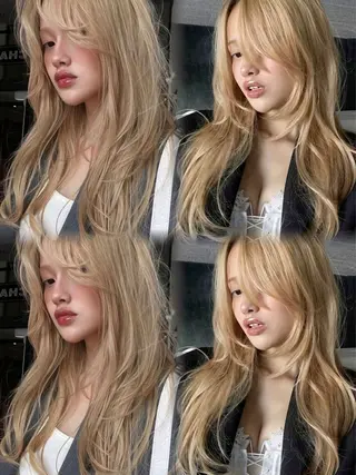 セミロング ショート/ボブ/似 合わせ/顔周りカットのヘアスタイル