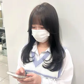 ロング ハピネス所属・川本 真鈴のヘアスタイル