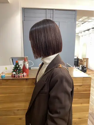 ミディアム siro所属・siro meru 透明感カラーのヘアスタイル