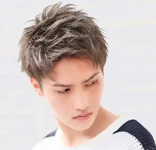 メンズ 匠メンズショート✖️ アップバングNoroのヘアスタイル