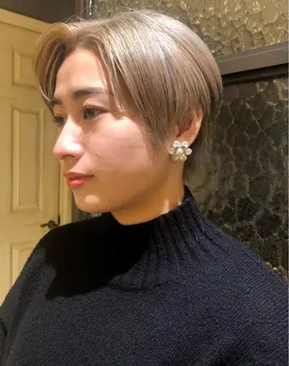 ショート カラー bococa りんのヘアスタイル