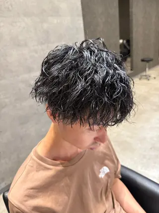 パーマ メンズ ＿WHITE鳳店所属・＿white鳳店/ 牧原彩乃のヘアスタイル