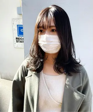 ミディアム 〽️magico/ ウルフDaiki〽️のヘアスタイル