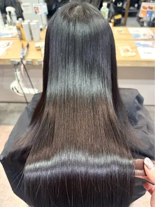 ロング パーマ 縮毛矯正/艶髪カラー /パーマ/ひふみ🌱のヘアスタイル