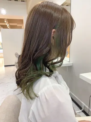 ロング カラー 高橋 一樹のヘアスタイル